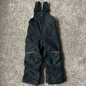 Columbia Kids Black Snow Bib Overalls